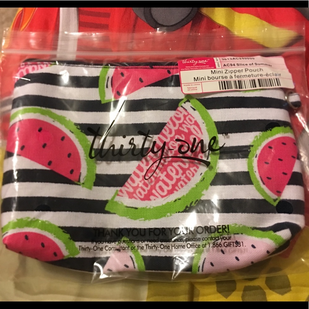 Thirty one mini zipper pouch